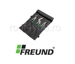 Seturi foarfeci - Set foarfeci taiat tabla, diferite unghiuri, Freund