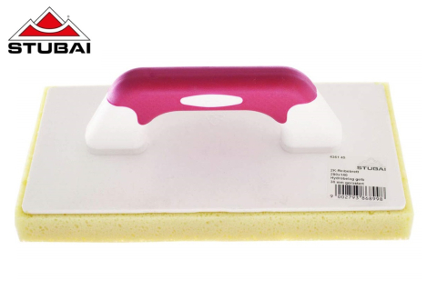 Unelte pentru constructii - Gletiera cauciuc pentru rostuit, cu tampon din cauciuc spongios 30 mm, cu maner 2K