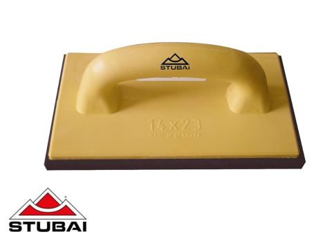 Unelte pentru constructii - Gletiera plastic pentru rostuit, cu tampon din cauciuc spongios 8 mm