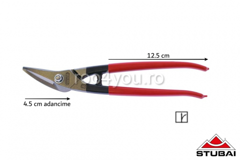 Foarfeca speciala de staniu, dreapta, PVC [1]