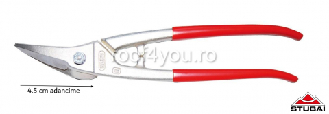 - Scule si utilaje - Foarfeca tabla din staniu cu taiere dreapta sau la dreapta, Niro Look, Stubai