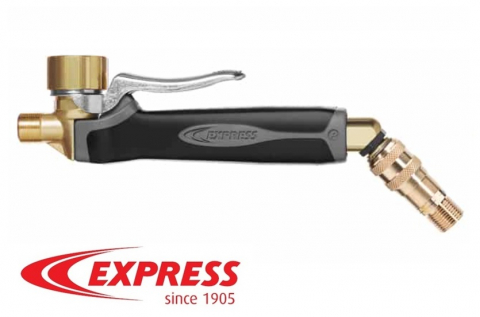 - Arzatoare pe gaz - Mâner Express 620CR cu trăgaci și racord rapid pe cot rotativ pentru torțe de acoperiș