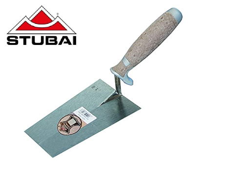 Unelte pentru constructii - Mistrie pentru zidarit, model italian cu maner din piele