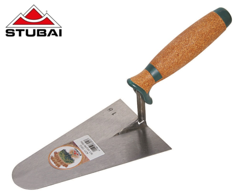 Unelte pentru constructii - Mistrie pentru zidarit, rotunda, model italian cu maner de pluta