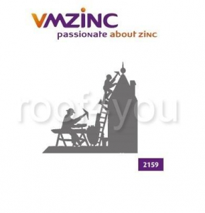 Ornamente de varf 2D - Ornament de varf standard VMZINC, inaltime 720 mm, Model 2159