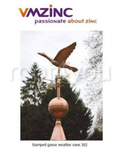 - Ornamente invelitori - Ornament de varf VMZINC, deschidere 600 mm, Model 302