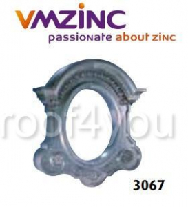 Bull's eye - Ornament lucarna standard "bull's eyes" VMZINC, golul de fereastra 0.65 x 0.50 m,  inaltime 1.2 m, latime 1.1 m, Model 3067