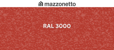 Otel prevopsit - Otel DX51 STUCCO, RAL 3000, rola 625mm, 0.6mm, 25/17 microni polyester