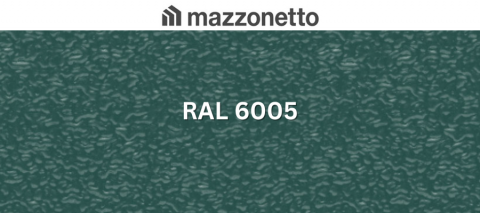 Otel prevopsit - Otel DX51 STUCCO, RAL 6005, rola 625mm, 0.6mm, 25/17 microni polyester