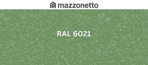 - Tabla din otel prevopsit - Otel DX51 STUCCO, RAL 6021, rola 625mm, 0.7mm, 25/17 microni polyester