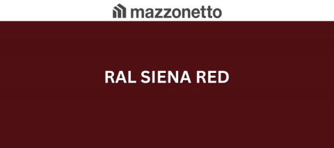 Otel prevopsit - Otel DX51, RAL SIENA RED, rola 625mm, 0.6mm, 25/17 microni polyester