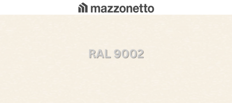 - Tabla din otel prevopsit - Otel DX51 STUCCO, RAL 9002, rola 1000mm, 0.55mm, 25/25 microni polyester