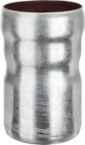 - Jgheaburi si burlane din titan zinc natural - Piesa de racord Ø125