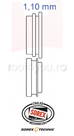 - Masini de bordurat - Set placute de profilare 1,10 mm G110 Sorex
