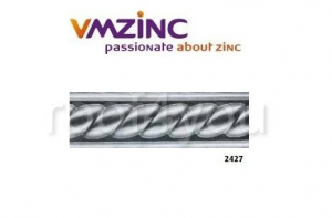 Decor brau - Decor standard VMZINC, inaltime 130 mm, lungime 1060 mm, adancime 47 mm, Model 2427