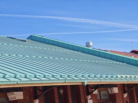 - Proiecte Roof4you - Invelitoare aluminiu prevopsit RAL COPPER GREEN