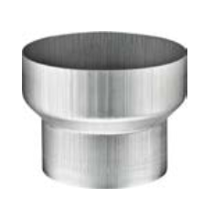 Titan zinc natural - Reductie burlan 120/100 din titan zinc natural