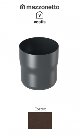 Aluminiu prevopsit - Reductie burlan Ø100, Aluminiu Mazzonetto Vestis, RAL CORTEX