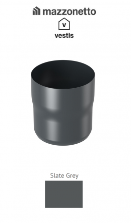 Aluminiu prevopsit - Reductie burlan Ø80, Aluminiu Mazzonetto Vestis, RAL SLATE GREY