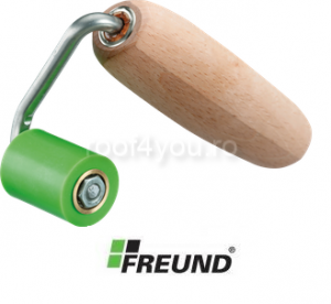 Totul pentru lipit membrane - Rola presoare pentru lipirea canturilor din silicon maner stanga 45mm Ergowheel Freund