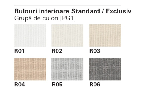 - Protectii interioare ROTO - Rulou interior culisant ZRE M pentru ferestre Q4, R4, R6, R7, R8 cu toc din PVC