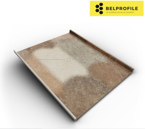 - Tabla din otel prevopsit - Rulou otel, Granada, finisaj Printech, 0.5 mm