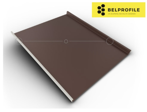 Otel prevopsit - Rulou otel, RAL 8017, finisaj SandShape mat, 0.5 mm