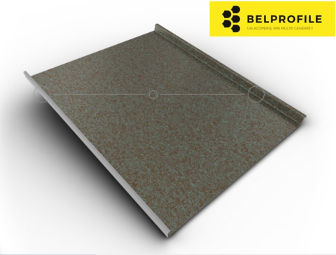 - Tabla din otel prevopsit - Rulou otel, Weathered, finisaj Printech, 0.60 mm