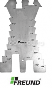 Tinichigerie - Scule - Sablon marcare tabla in inch Freund