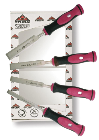 Unelte pentru prelucrarea lemnului - Set dălți profesionale pentru lemn, cu maner 2K