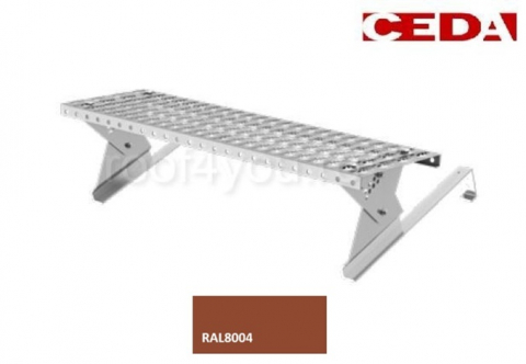 Seturi trepte acces pe acoperis - Set de acces pe acoperis cu tigle de pana la 47cm, din otel galvanizat prevopsit, 80cm