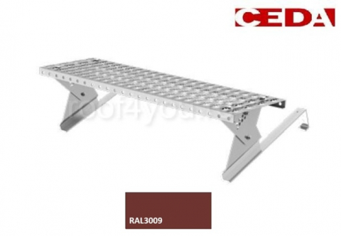 Seturi trepte acces pe acoperis - Set de acces pe acoperis cu tigle de pana la 47cm, din otel galvanizat prevopsit, 80cm
