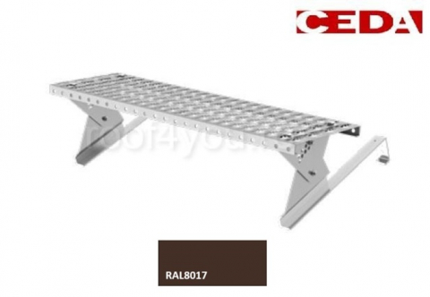 Seturi trepte acces pe acoperis - Set de acces pe acoperis cu tigle de pana la 47cm, din otel galvanizat prevopsit, 80cm