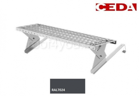 Seturi trepte acces pe acoperis - Set de acces pe acoperis cu tigle de pana la 52cm, din otel galvanizat prevopsit, 80cm