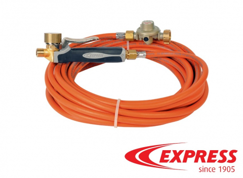 - Arzatoare pe gaz - Set mâner Express 6093 cu furtun 10 m și reductor 4 bari
