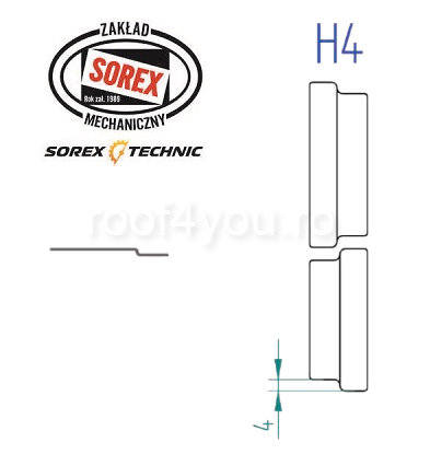 - Masini de bordurat - Set placute de profilare H4 Sorex