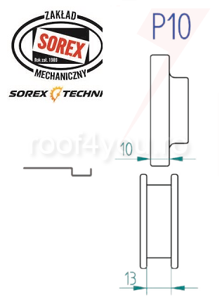 - Masini de bordurat - Set placute de profilare P10 Sorex