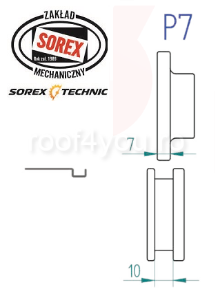 - Masini de bordurat - Set placute de profilare P7 Sorex