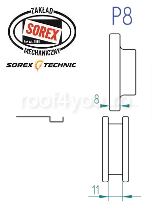 - Masini de bordurat - Set placute de profilare P8 Sorex