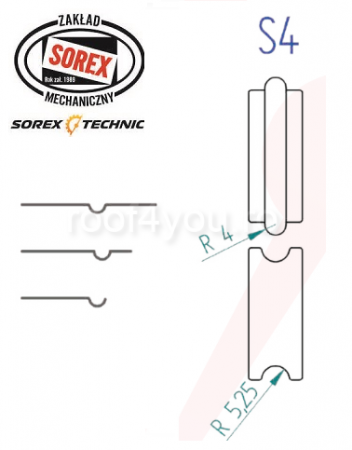 - Masini de bordurat - Set placute de profilare S4 Sorex