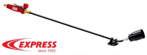 - Arzatoare pe gaz - Set torță acoperiș Express din oțel – 100 kW, mâner ergonomic 605WR + gât L700