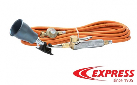- Arzatoare pe gaz - Set torță Titan’ Express pentru glafuri și muchii – 150T, furtun 10 m, mâner metalic