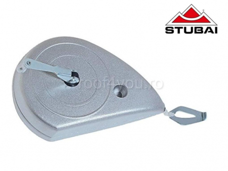 Unelte pentru constructii - Sfoara de trasat carcasa aluminiu 30m Stubai