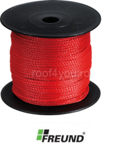 - Scule si utilaje - Sfoara de ziderie polietilenă 2mm 100m rosie Freund