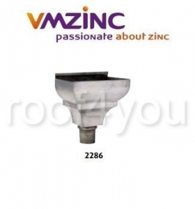 Sisteme de colectare - Sisteme de apa de ploaie, VMZINC, inaltime/lungime 345 x 240 mm, diametru 120 mm, Model 2286