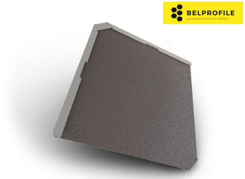 - Solzi patrati - Solzi metalici QUADRA, din aluminiu prevopsit, finisaj EMBOSAT, 0.7mm