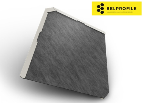 - Solzi patrati - Solzi metalici QUADRA, din otel prevopsit, finisaj PRINTECH, 0.5 mm