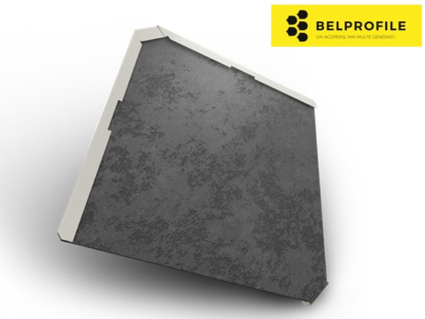 - Solzi patrati - Solzi metalici QUADRA, din otel prevopsit, finisaj PRINTECH, 0.5 mm