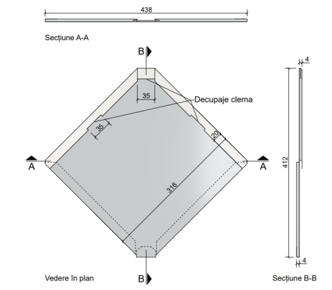 Solzi QUADRA, aluminiu Copper Vestis, 0.7mm [2]