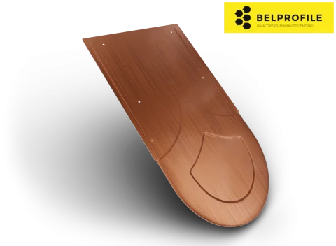 SOLZI - Solzi RONDO, otel Printech HairLine Copper, 0.6mm